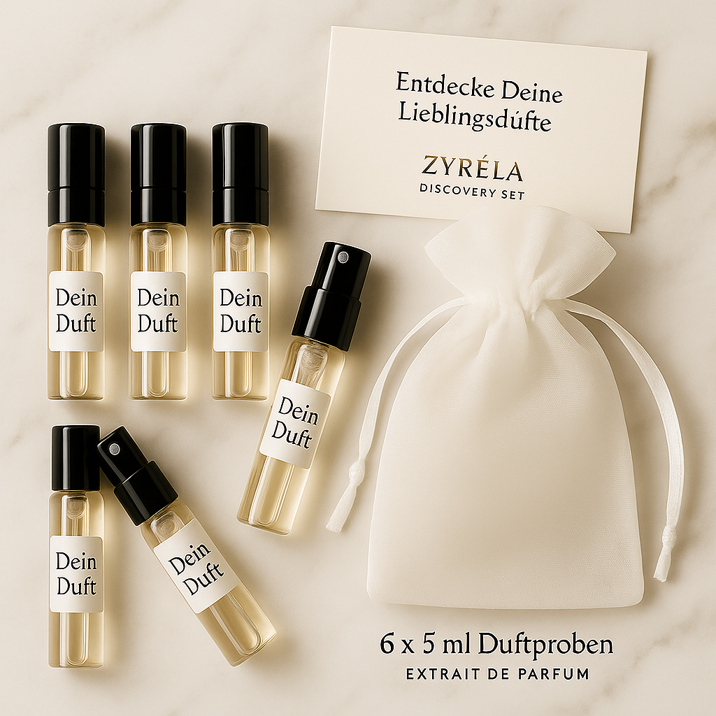 6x 5ml Duftprobe deiner Wahl