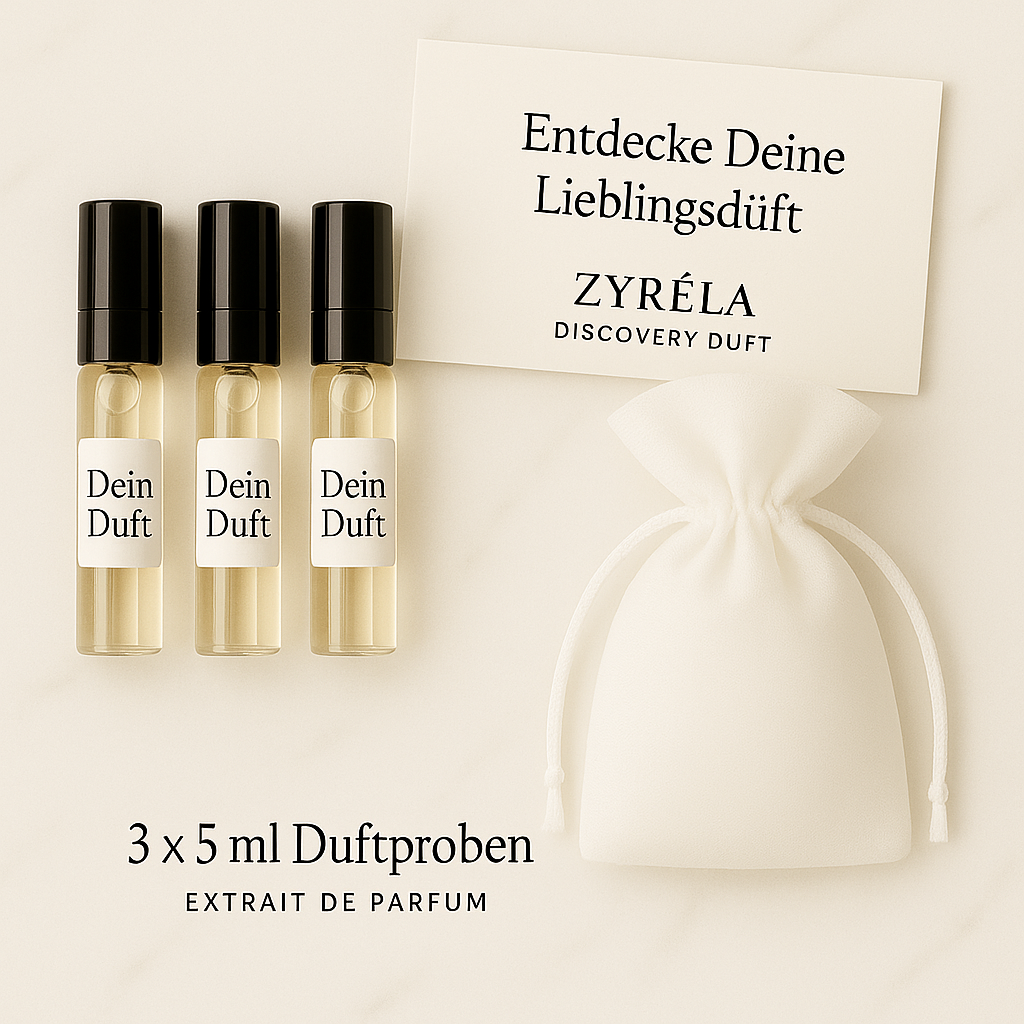 3x 5ml Duftprobe deiner Wahl